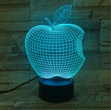 3D Fruit Colorful Night Light
