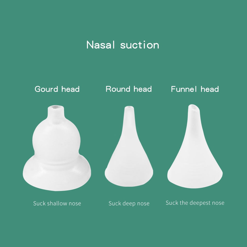 Nasal Aspirator Baby Electric Nasal Aspirator Newborn Baby Nose Cleaner Adult beauty instrument Blackhead Remover Bab 2 in 1