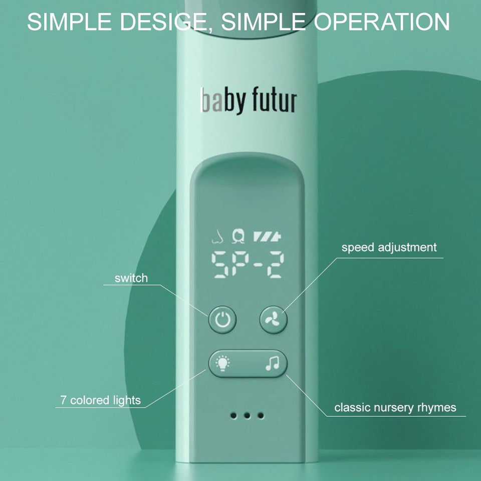 Nasal Aspirator Baby Electric Nasal Aspirator Newborn Baby Nose Cleaner Adult beauty instrument Blackhead Remover Bab 2 in 1