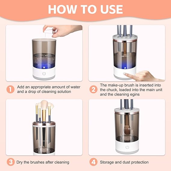 Automatic Multi Brush Cleaner Newest Electric Makeup Brush Cleaner