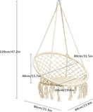 Macrame Hanging Swing Chair Hammock